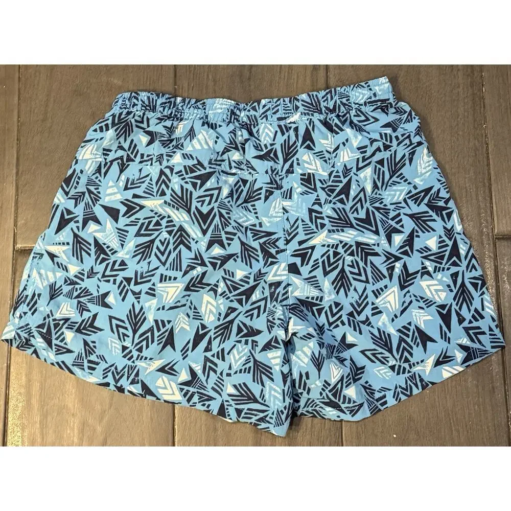 Patagonia Barely Baggies Shorts Nylon Blue Lightweight Geometric Women's XS